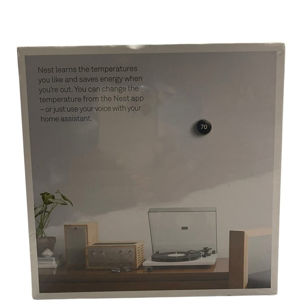 SEALED Google Nest T3007ES - Stainless Steel- Learning Thermostat NST100 - Picture 3 of 6